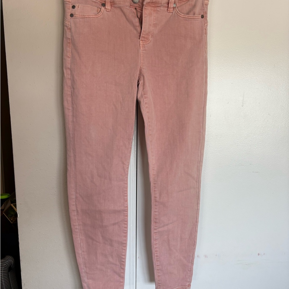 Liverpool Jeans Company Pink Skinny Jeans Stretch Denim